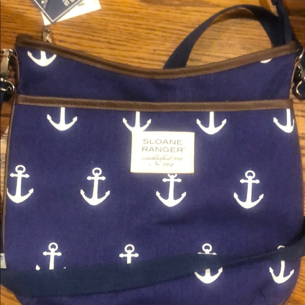 Crossbody with anchor print